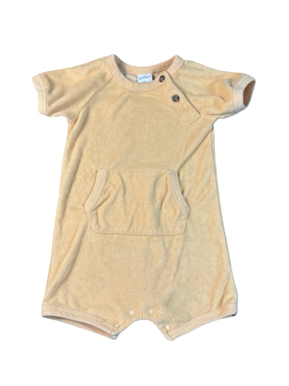 Starting Out Infant Orange Beach Swim Cover Up 18M Baby Cotton Romper